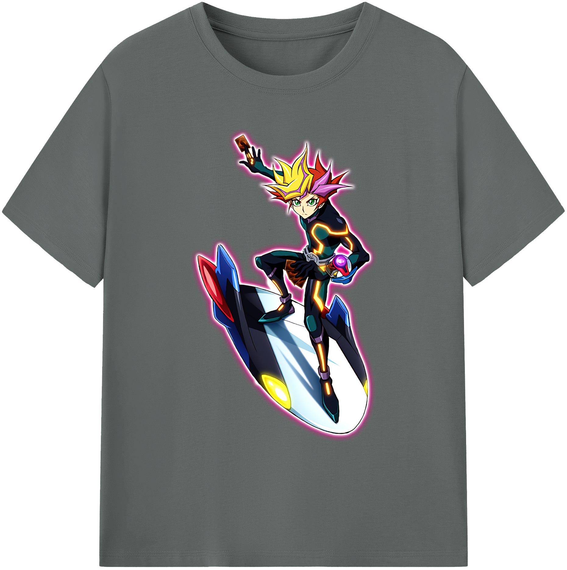 （画像用） 遊☆戯☆王 Yu-Gi-Oh! 綿100％ メンズ半袖Tシャツ｜肌触りやわらか＆通気性